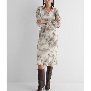 Express Portofino shirt dress